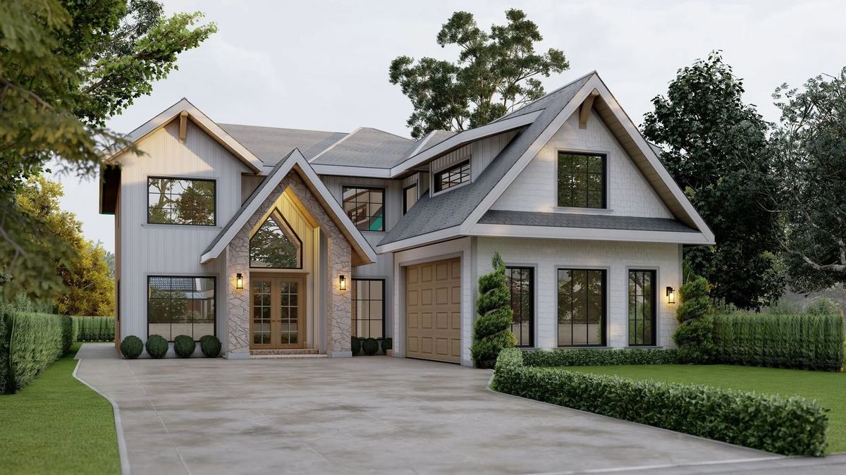 Craftsman home render