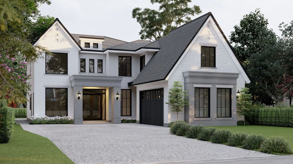 Modern farmhouse render