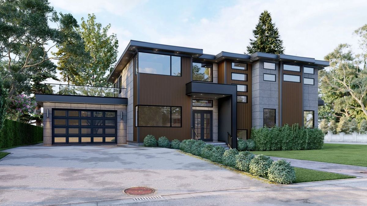 Modern home render